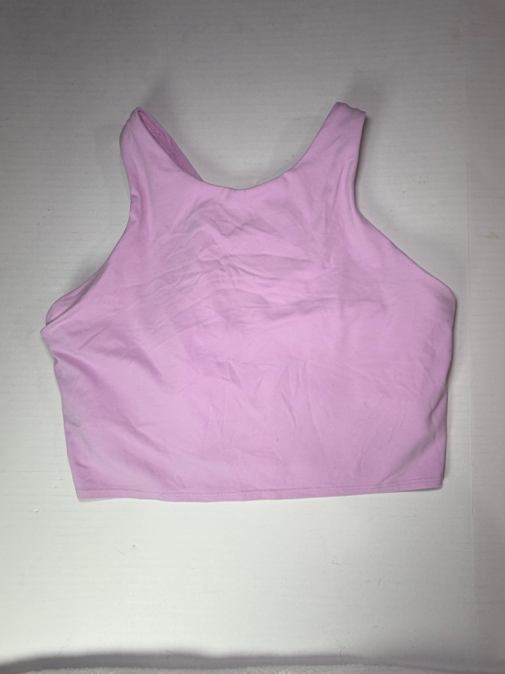 Athleta Pastel Lilac Racerback Workout Bra